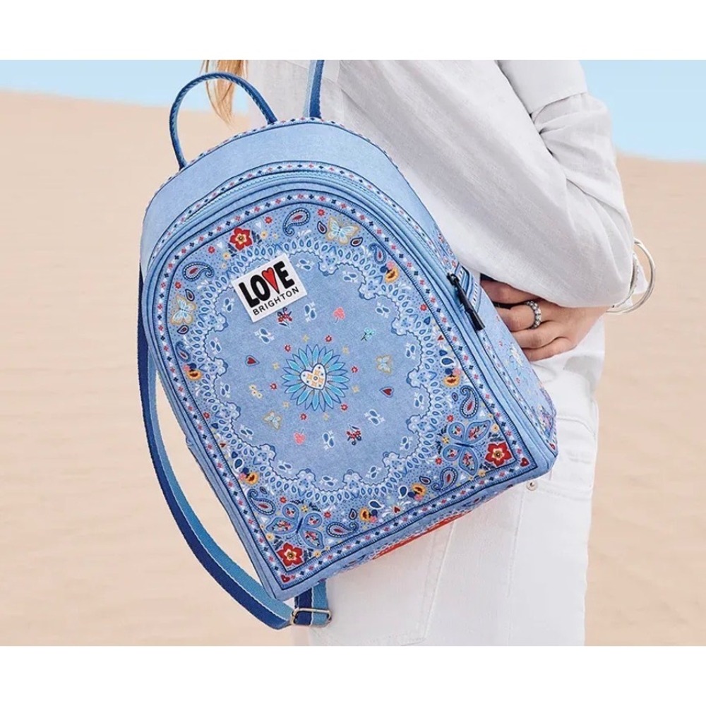 Brighton Blue Bandana‎ Love Backpack